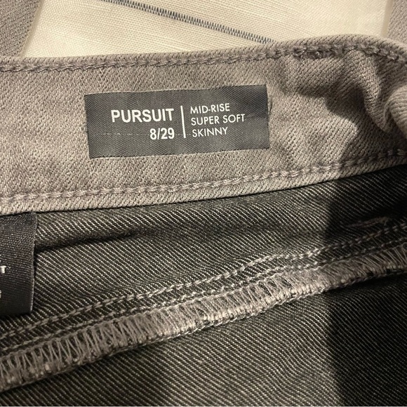 Buffalo David Bitton Pursuit Gray Skinny Super Soft Mid Rise Jeans size 29 - Picture 5 of 9